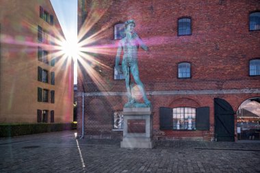 COPENHAGEN, DENMARK - 22 AĞUSTOS 2017 Kopenhag Sanat Galerisi Danimarka.