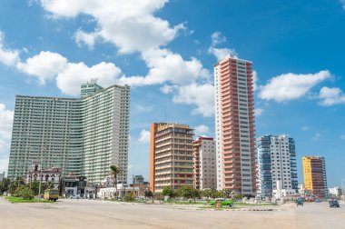 HAVANA, CUBA - 23 Ekim 2017 Havana Şehri