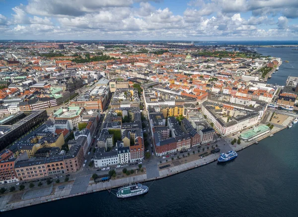 Copenhagen Cityscape Данія Копенгагенське Старе Місто Ніхавн — стокове фото