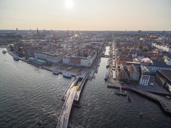 Копия Дания Копенгаген Нюхавн — стоковое фото