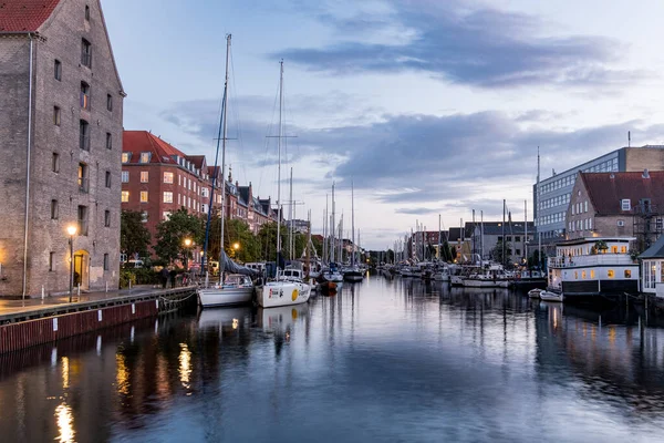 Copenhagen Denmark Серпня 2017 Порт Копенгагенського Каналу Яхтом Човном Територія — стокове фото