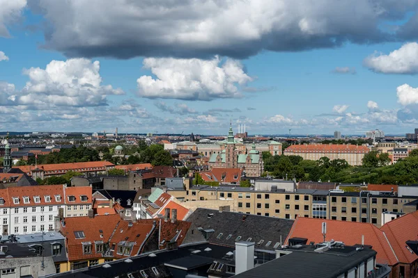 Copenhagen Denmark August 2017 Copenhagen Cityscape Вид Круглої Вежі — стокове фото