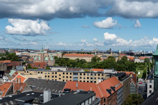Копенгаген Денмарк Августа 2017 Года Копенгагенский Городской Пейзаж Вид Круглой — стоковое фото