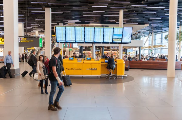 Amsterdam Netherland Οκτωβρίου 2017 Διεθνές Αεροδρόμιο Του Άμστερνταμ Schiphol Εσωτερικών — Φωτογραφία Αρχείου