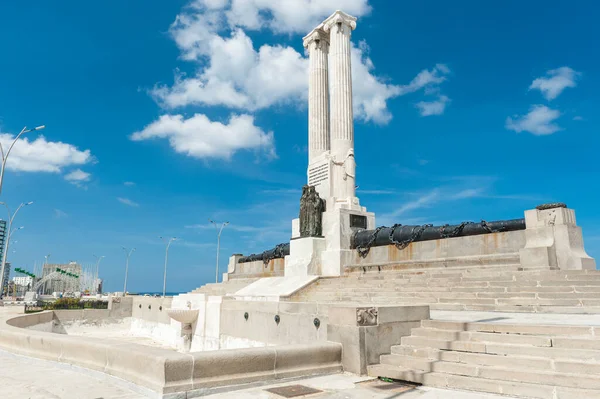 Habana Cuba Octubre 2017 Ciudad Habana Con Monumento Las Víctimas — Foto de Stock