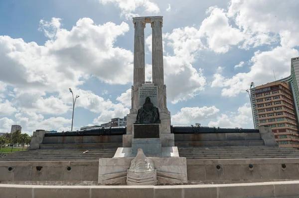 Havana Cuba Octobre 2017 Paysage Urbain Havane Avec Monument Aux — Photo