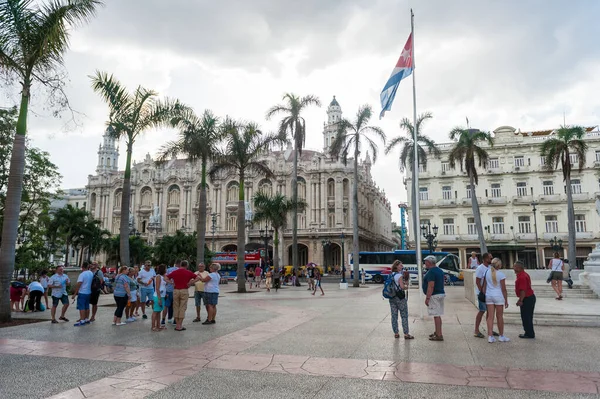 Havana Cuba Října 2017 Havana Old Town Central Park Kuba — Stock fotografie