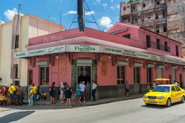 Havana Cuba Ekim 2017 Havana Daki Floridita Restoranı Havana Nın — Stok fotoğraf