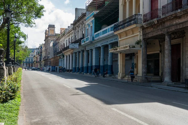 Havana Kuba Oktober 2017 Bunte Architektur Der Altstadt Von Havanna — Stockfoto
