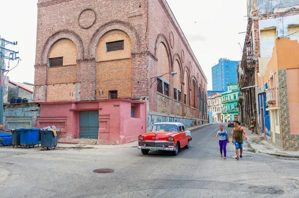 哈瓦那 2017年10月20日 哈瓦那旧城建筑 Havana Old Town Architecture 多彩的建筑物 — 图库照片