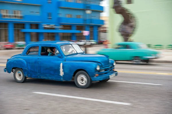 Habana Cuba Octubre 2017 Ciudad Vieja Habana Zona Malecón Con — Foto de Stock