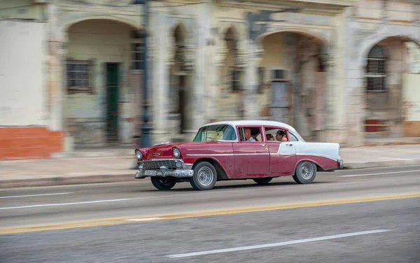 Havana Cuba Octobre 2017 Vieille Ville Havane Région Malecon Avec — Photo
