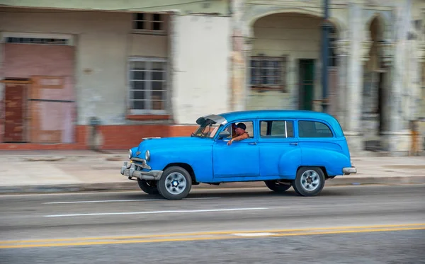 Havana Cuba Październik 2017 Havana Old Town Malecon Area Old — Zdjęcie stockowe