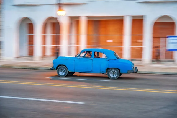 Havana Cuba Octombrie 2017 Havana Old Town Malecon Area Vehicul — Fotografie, imagine de stoc