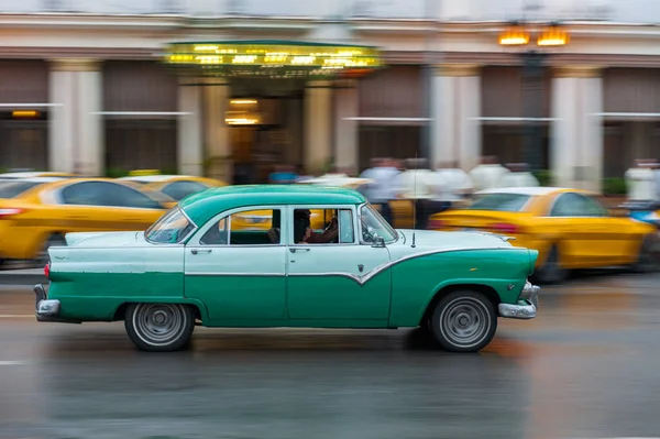 Havana Cuba Ekim 2017 Havana Küba Eski Tarz Retro Car — Stok fotoğraf
