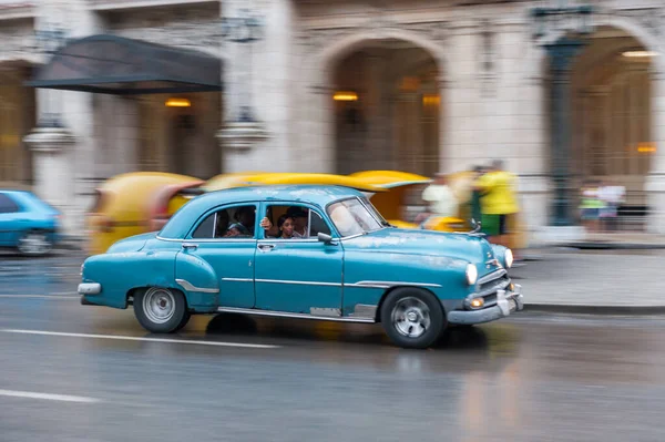 Havana Cuba 2017 Október Régi Stílusú Retro Autó Havannában Kubában — Stock Fotó