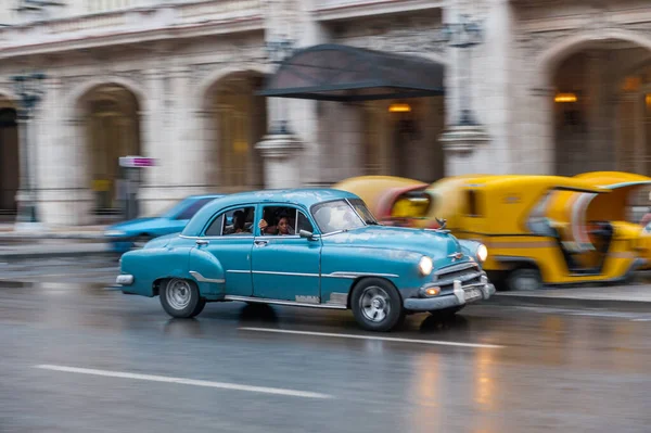 2017 Havana Cuba October 2017 Old Style Retro Car Havana — 스톡 사진