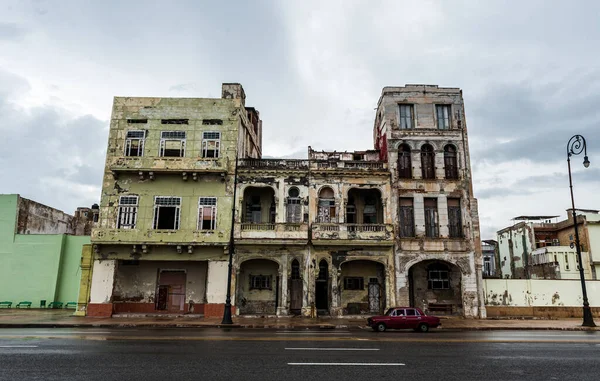 Havana Cuba Ekim 2017 Havana Daki Eski Bina Eşsiz Küba — Stok fotoğraf