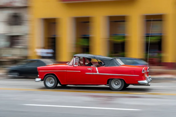 Havana Cuba October 2017 Old Car Havana Cuba Pannnig Retro — Stock Photo, Image