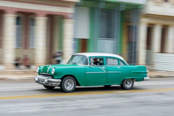 Havana Cuba Октября 2017 Года Old Car Гаване Куба Панниг — стоковое фото