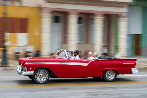 Havana Cuba Října 2017 Staré Auto Havaně Kubě Pannnig Retro — Stock fotografie