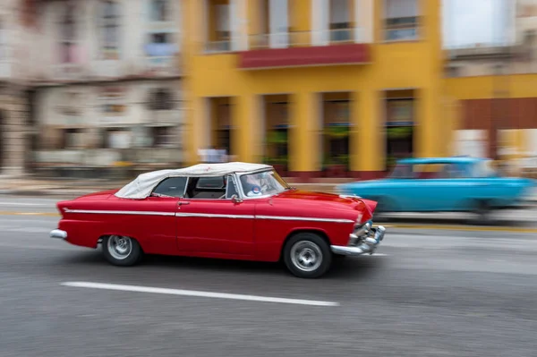Havana Kuba Oktober 2017 Altes Auto Havanna Kuba Pannnig Retro — Stockfoto
