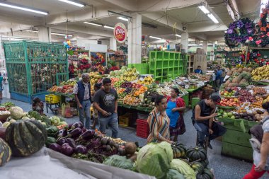 Guatemala - 21 Kasım 2017 Guatemala City Market Guatemala.