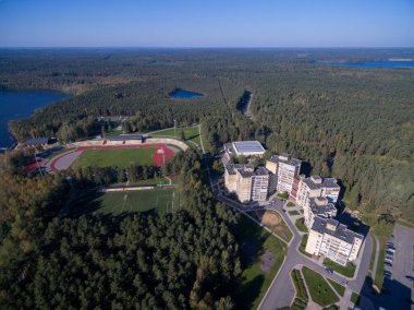 Litvanya 'nın Visaginas Kasabası. Nükleer Santrali sayesinde ünlü Kasaba
