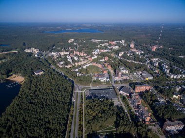 Litvanya 'nın Visaginas Kasabası. Nükleer Santrali sayesinde ünlü Kasaba