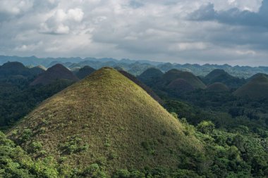 Bohokl, Filipinler 'deki çikolata tepeleri. En az 1260 tepe var ama 1,776 kadar da tepe olabilir. Filipinler 'deki en ünlü gezici nesne..