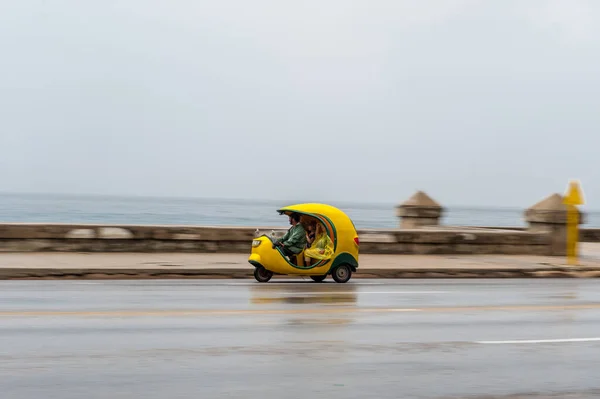 Havana Cuba Října 2017 Old Tuk Tuk Taxi Car Havaně — Stock fotografie