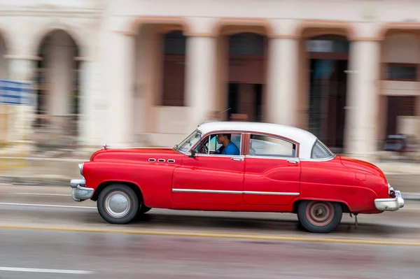 Havana Cuba Outubro 2017 Old Car Havana Cuba Veículo Retro — Fotografia de Stock