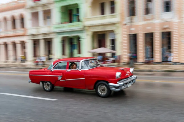 Havana Cuba Οκτωβρίου 2017 Παλιό Αυτοκίνητο Στην Αβάνα Της Κούβας — Φωτογραφία Αρχείου