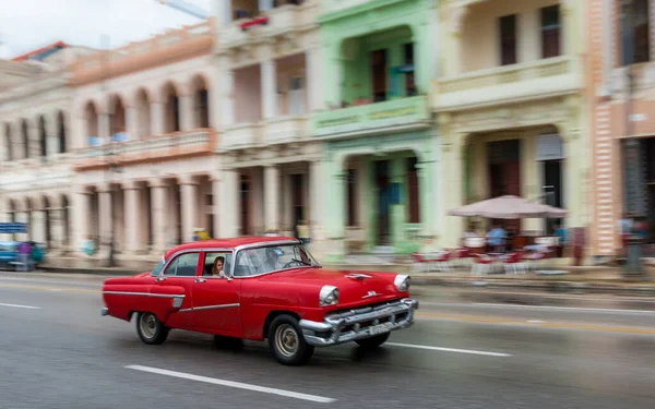 Havana Cuba Ekim 2017 Havana Küba Daki Eski Araba Retro — Stok fotoğraf