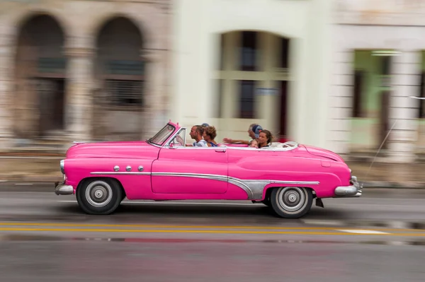 Havana Cuba Ekim 2017 Havana Küba Daki Eski Araba Retro — Stok fotoğraf