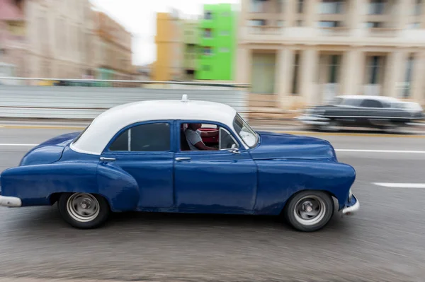 Havana Cuba Oktober 2017 Gammal Bil Havanna Kuba Retro Vehicle — Stockfoto