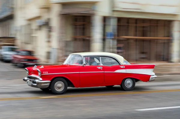 Havana Kuba Oktober 2017 Altes Auto Havanna Kuba Retro Fahrzeug — Stockfoto