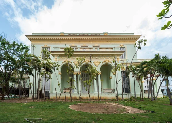 Havana Cuba Octobre 2017 Havane Architecture Palais Avec Jardin — Photo