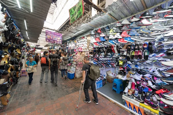 Mexico Října 2017 Mexický Trh Botami Prodeji — Stock fotografie