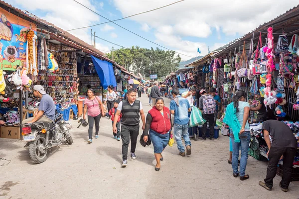 Antiagua Guatemala Novembro 2017 Enorme Mercado Antígua Guatemala Antígua Famosa — Fotografia de Stock