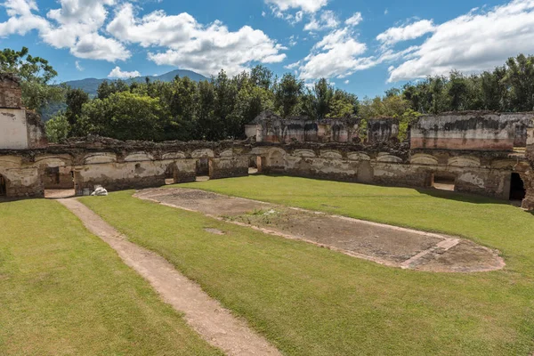 Recoleccion Építészeti Komplexum Antiguában Guetemalában Emlékek Rendjének Egykori Temploma Kolostora — Stock Fotó