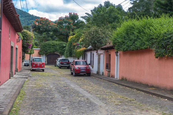 Antigua Guatemala Noviembre 2017 Paisaje Urbano Antigua Guatemala Antigua Una — Foto de Stock