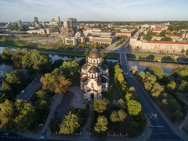 Vilnius Litwa Sierpnia 2018 Kościół Matki Bożej Znaku Wilnie Litwa — Zdjęcie stockowe