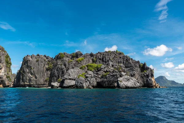 Блакитне Небо Морська Вода Ель Нідо Палаван Філіппіни Чудовий Краєвид — стокове фото