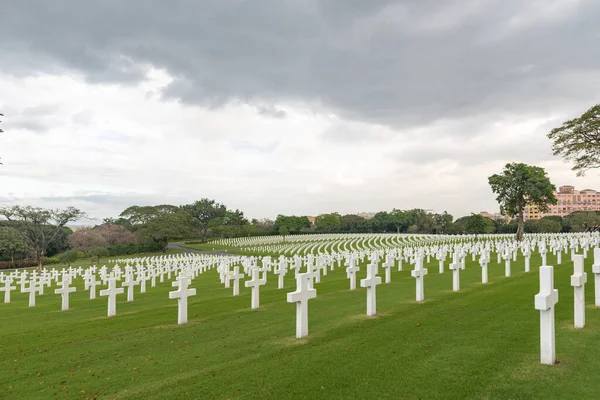 American Battle Monuments Commission Cimetière Mémorial Américain Manille Paysage — Photo