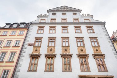 PRAG, CZECH - 10 Mart 2016: Prag Şehir Merkezi Mimarisi