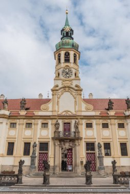 PRAG, CZECH - 11 Mart 2016: Loreta Kilisesi Prag, Çek.
