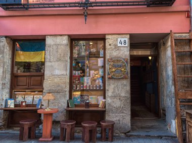 LVIV, UKRAINE - 13 Eylül 2016: Lviv City Old Town Shop