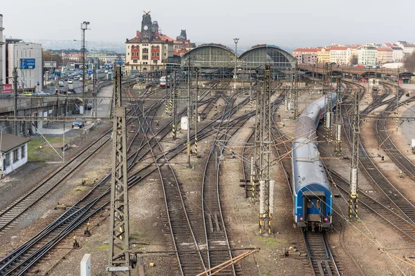 Prague Czech Μαρτίου 2016 Πράγα Downtown Main Railway Station Πράγα — Φωτογραφία Αρχείου
