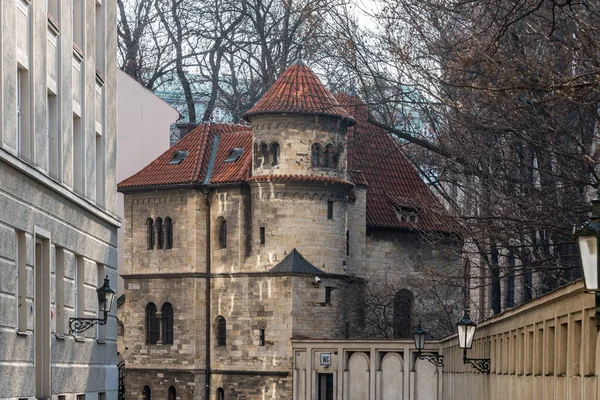 PRAG, CZECH - 14 Mart 2016: Prag 'daki Yahudi Tören Salonu, Çek Cumhuriyeti.